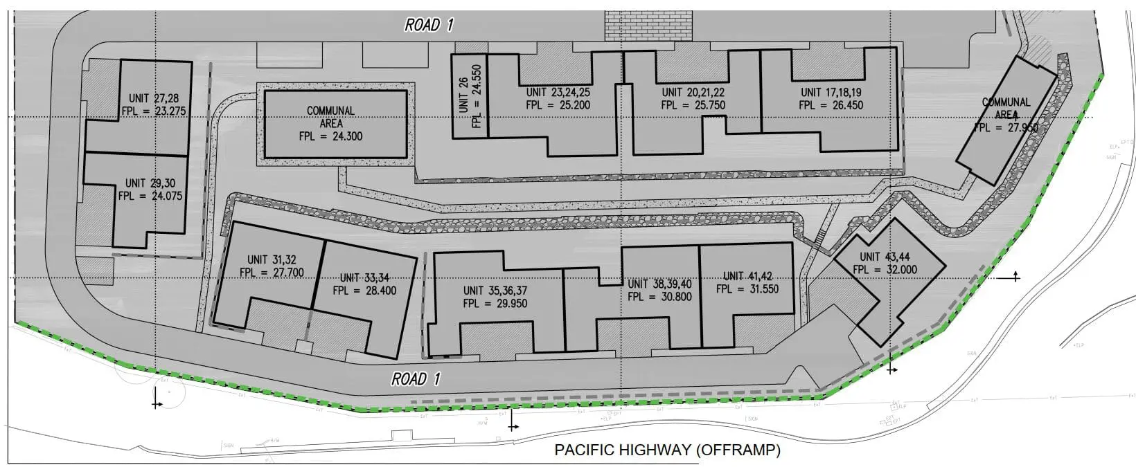 Residential complex blueprint design